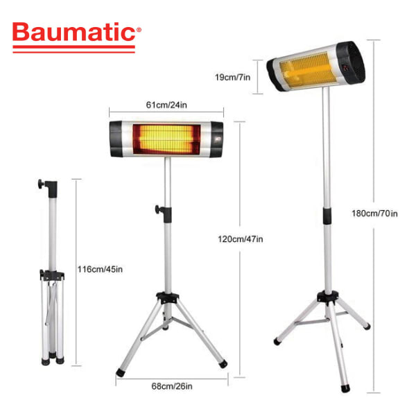 Freestanding Quartz Patio Heater Image